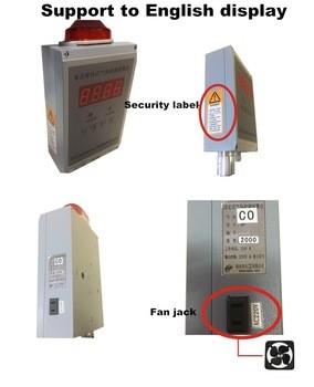 Wall Mounted Fixed Sulfur Dioxide SO2 Gas Detector With Alarm